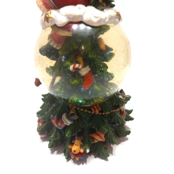 Snow Globe Santa On Ladder Musical Jingle Bells Presents - Picture 6 of 12